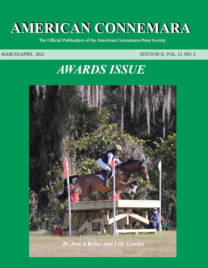 Cover of American Connemara Magazine March/April 2021